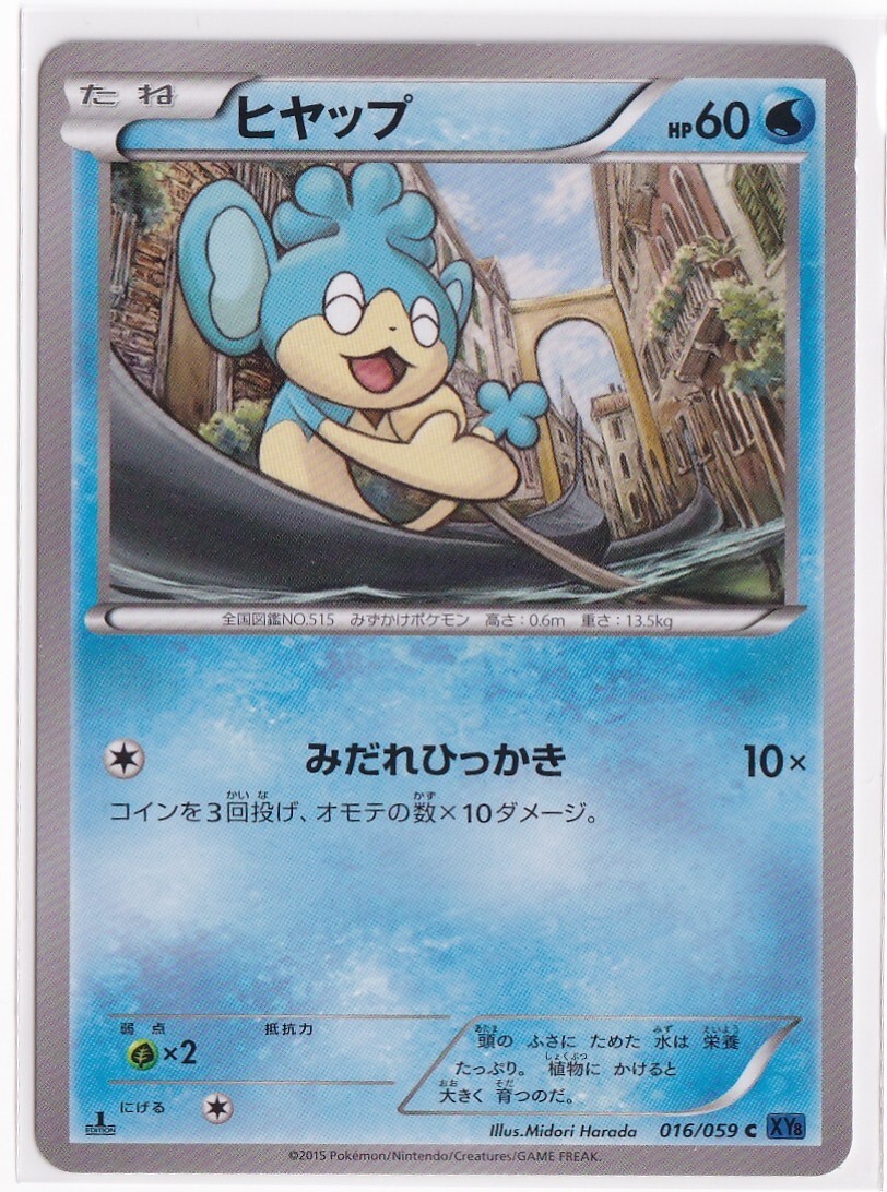 cc10 panpour 016/059 xy8 2015 1st edition japanese pokemon