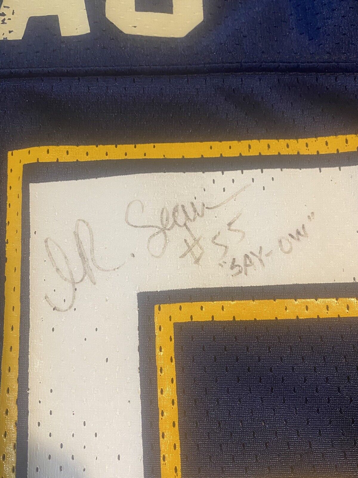 junior seau autographed jersey