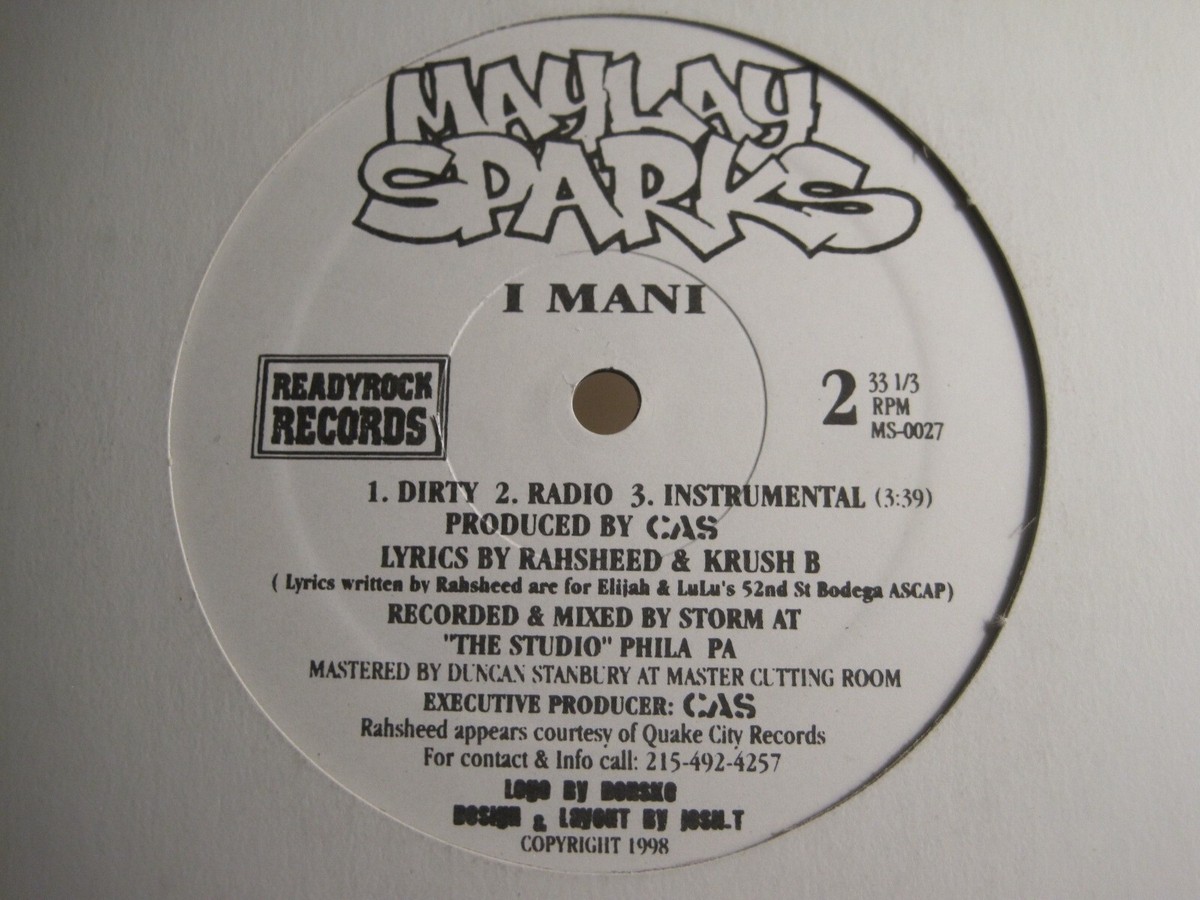 Maylay Sparks ‎– Unusual Styles MAYLAY SPARKS UNUSUAL STYLES / I MANI 12