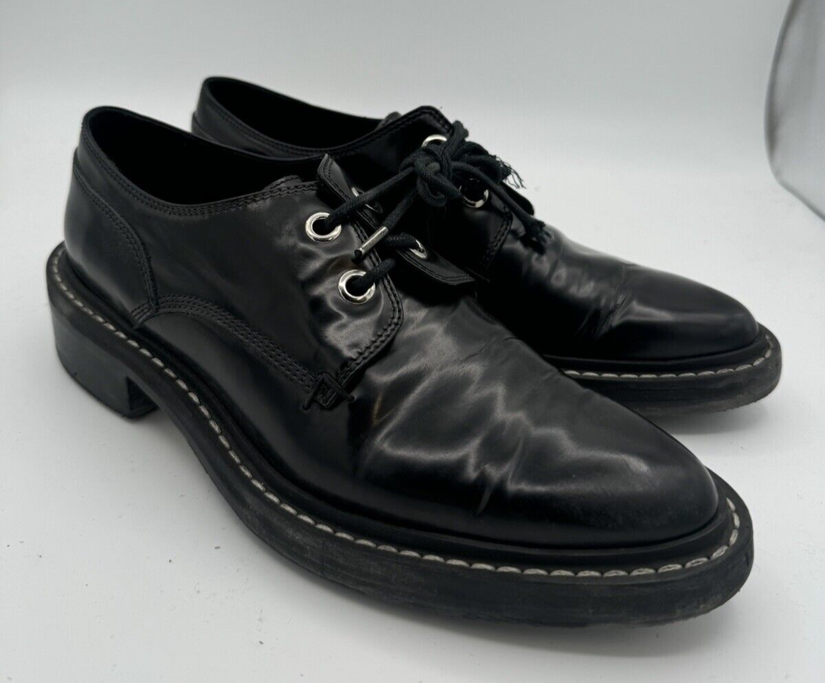 Rag & Bone Kenton Patent Leather Derby Oxfords Shoes Black  display picture 2