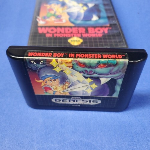 Wonder Boy in Monster World (Sega Genesis) mit Box & Cartridge Original getestet - Bild 4 von 6