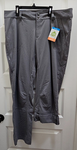 NWT Columbia Women's Saturday Trail II Convertible Pants Gray - 16