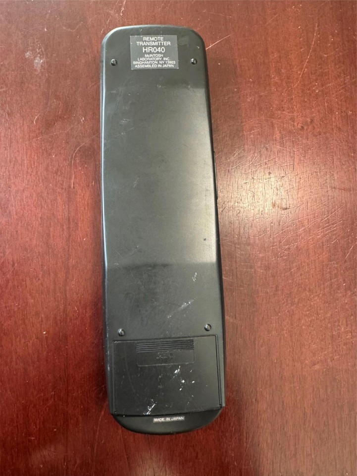 McIntosh HR040 Remote Control eBay