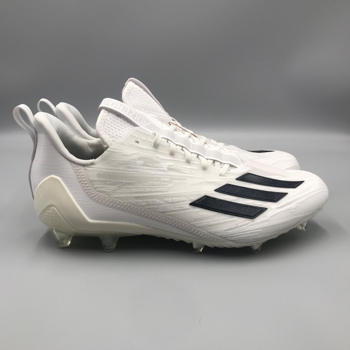 Adidas Men's Size 12.5 Adizero Molded Football Cleats GX4049 White
