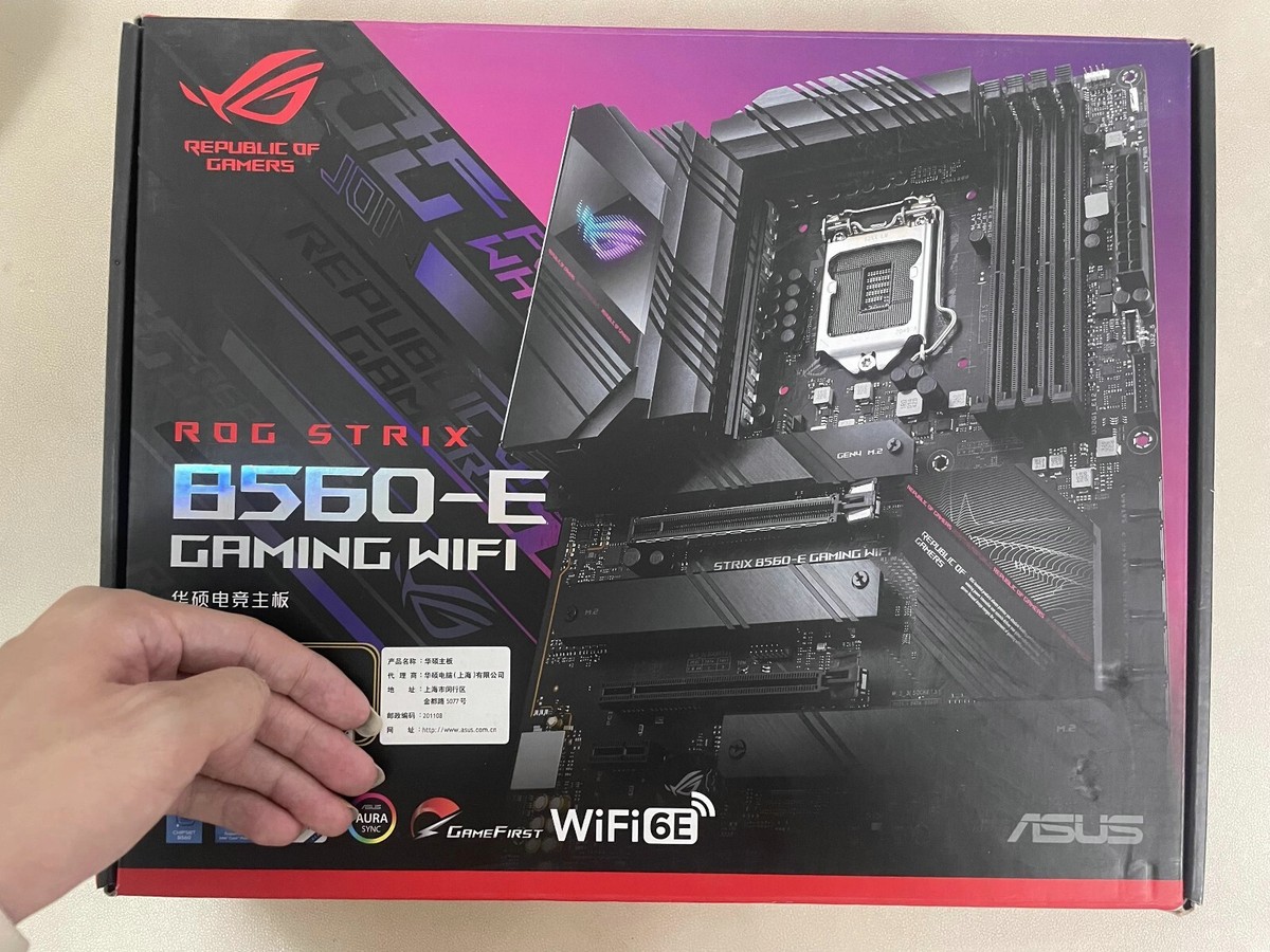 Rog Strix Intel B560 Express ASUS ROG Strix B560-I Gaming WiFi