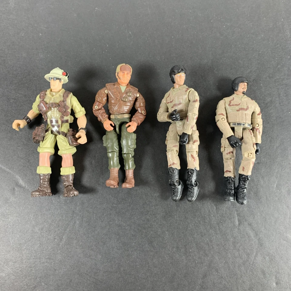 Lote de 4 figuras de acción y figuras del ejército de trolls posables THE CORPS VS THE CURSE A13 Foto 2 de 4