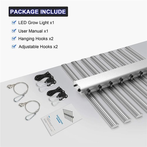 Luces de crecimiento LED de espectro completo Samsung PHLIZON 800W 10 bar hidroponía interior B10 - Imagen 8 de 12