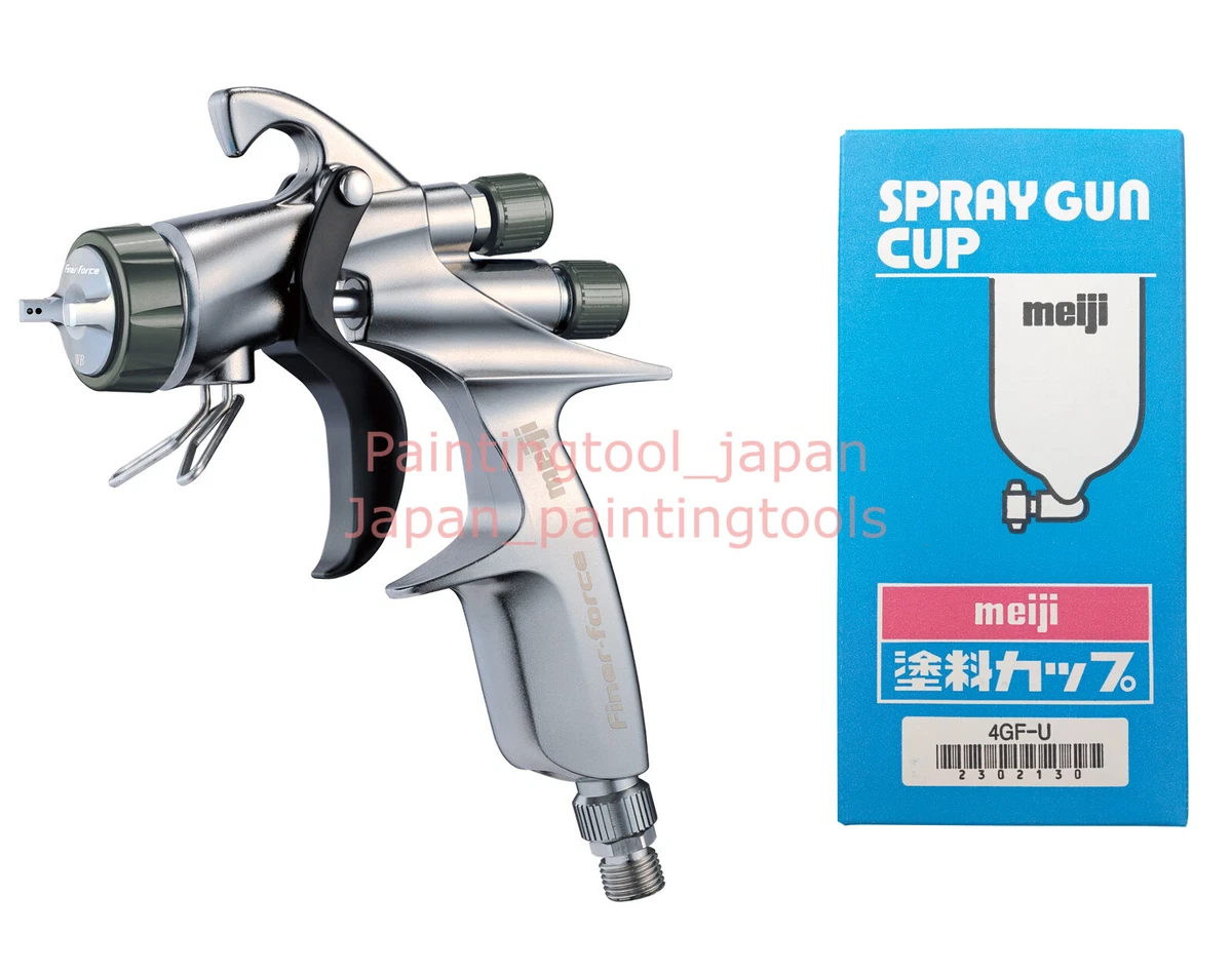 Meiji FINER FORCE WB 2.0mm for water based paint Side Cup Spray Gun