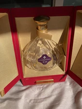 Courvoisier XO Cognac Purple on Gold Label with Display Box, no liquor included