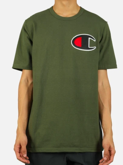Hiker green champion shirt hot sale
