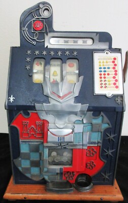 Mills 10c Castle Front Slot Machine circa 1940's 100% Original | eBay