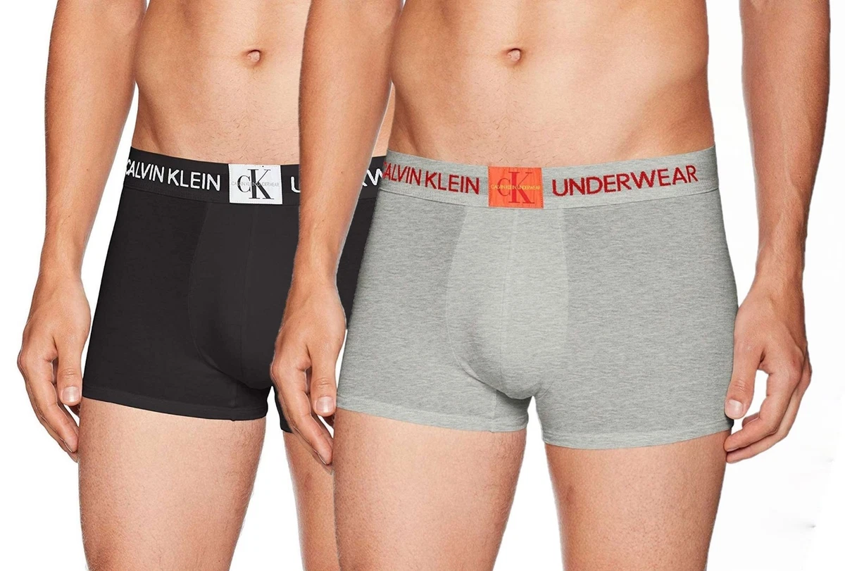 NEW Calvin Klein Men's Essential Monogram Cotton Trunks Underwear