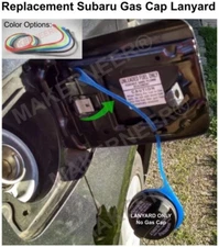 Replacement Subaru Gas Cap Lanyard - (Please specify color in order notes)