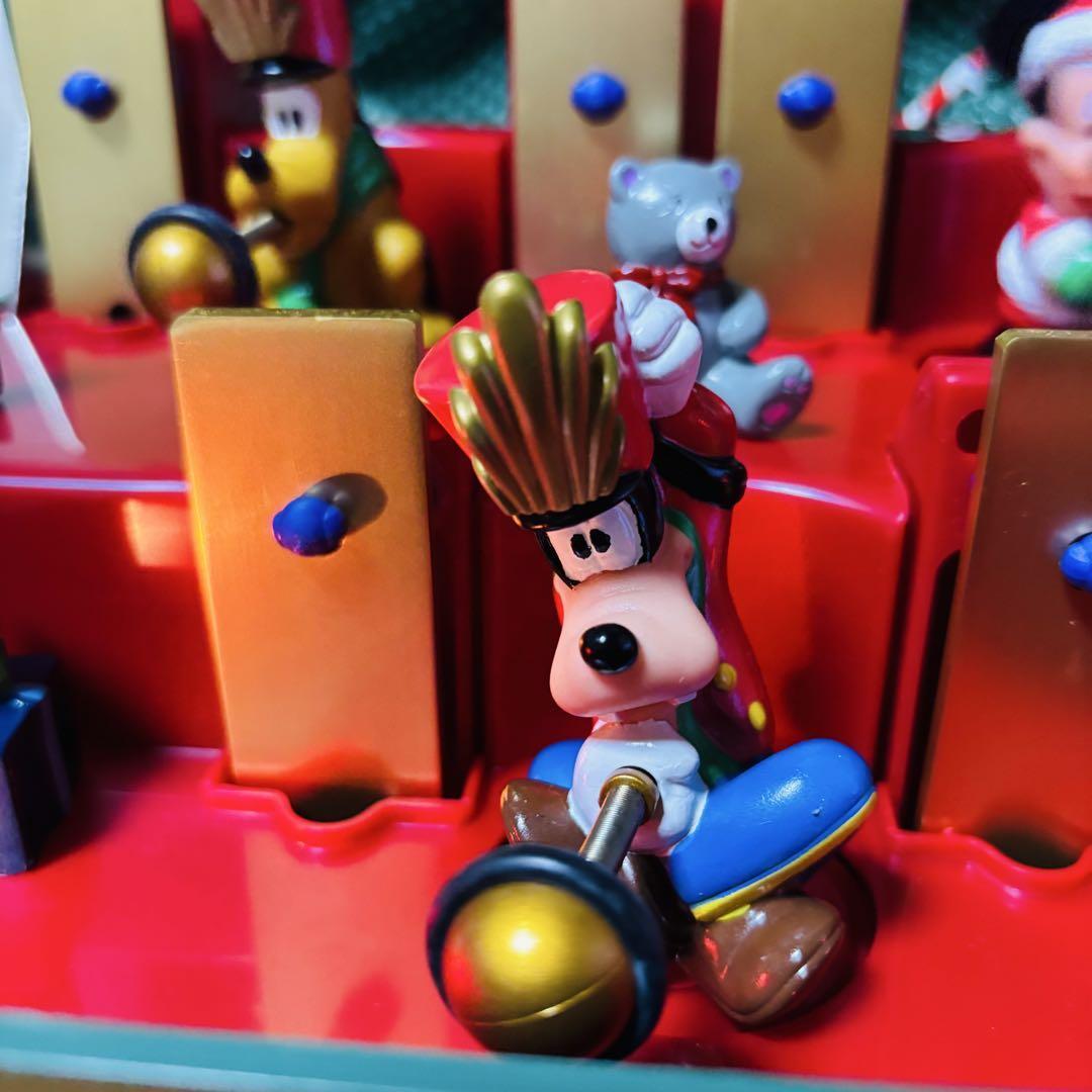 その他 Mickey's Musical Toy Chest Disney Mickey Musical Toy Chest Mr. Christmas Vintage Toy w