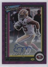 2022 Panini Classics 4/25 Elijah Mitchell Eli #90 Auto ms9