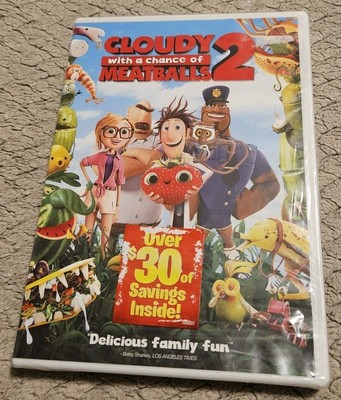 Cloudy With A Chance Of Meatballs 2 DVD 2013 ''Sealed, New''
