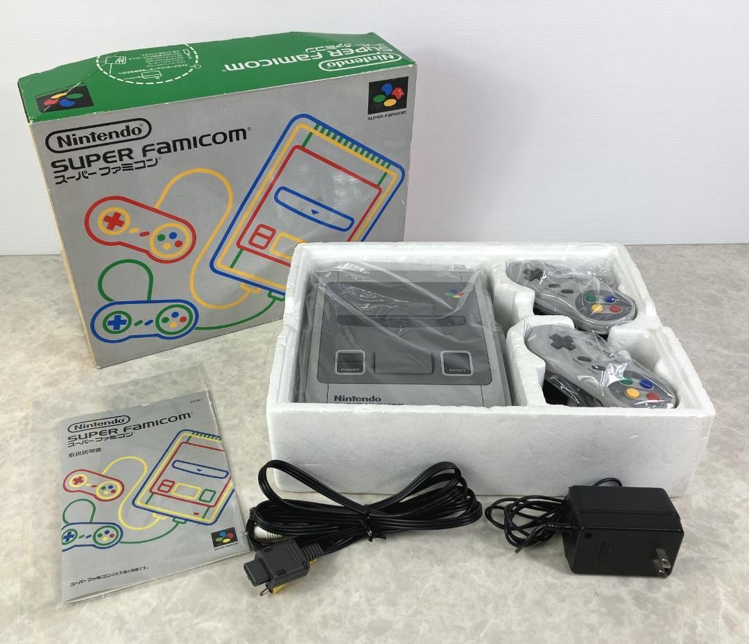 Extreme Vintage Super Famicom Main Unit With Accessories Late Period