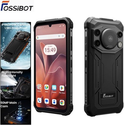 Global FOSSiBOT F110L 4G Rugged Phone Android 15 Outdoors Big Speaker 10000mAh
