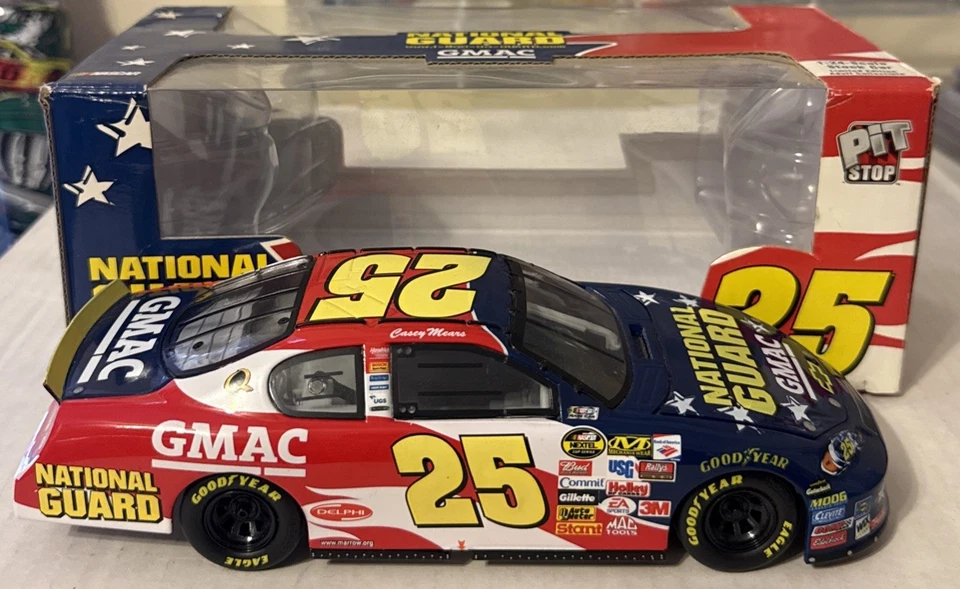 Casey Mears #25 2007 Guardia Nacional GMAC Chevy 1/24 NASCAR Diecast Promoción Foto 2 de 2