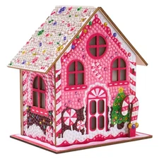 Diamond Art Club Candy Cane Gem House Diamond Painting