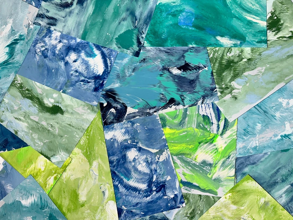 Suministros de arte: 100 piezas de collage de 3"x4" para revistas de arte, álbumes de recortes, medios mixtos Foto 2 de 4