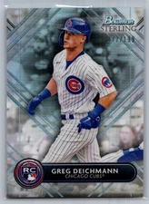 2022 Bowman Sterling #BSR-45 Greg Deichmann Refractors  /199 Chicago Cubs