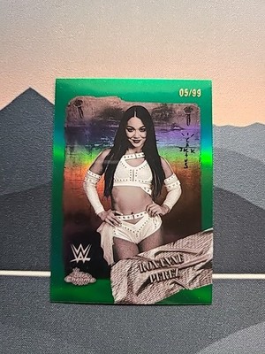 2025 Topps Chrome WWE Cactus Jack ROXANNE PEREZ #RDR-15 RODEO REBELS GREEN /99 