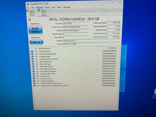 Intel Optane P1600X 58GB NVMe SSD M.2 OPEN BOX HASSLE-FREE 2-YEAR WARRANTY - Picture 11 of 11