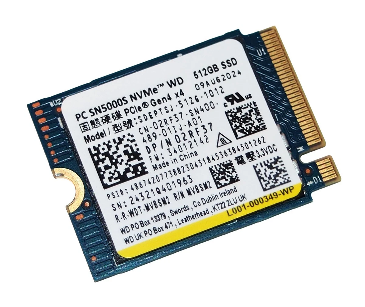 【中古正常品】Western Digital 512GB NVMe（SSD） Western Digital 512 GB Solid State Drives for sale - eBay