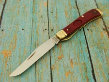 VINTAGE HERITAGE SCHRADE USA H194 LINERLOCK GUNSTOCK TRAPPER POCKET KNIFE KNIVES