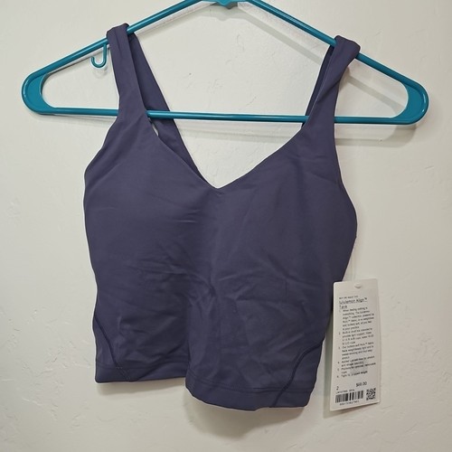 NWT Lululemon Align Tank Top Size 2 Nightfall Purple