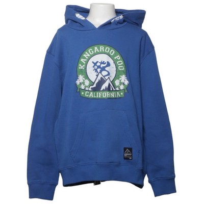 Kangaroo Poo, Kapuzenpullover, Größe: 158, Blau, Print, Jungen #HUR