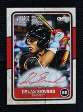 2025 Onyx Vintage Extended Auto Red Ink 17/25 Dylan Seward #VADYSE Auto 0j81