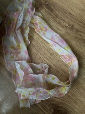 Vintage Pastel Linen Scarf
