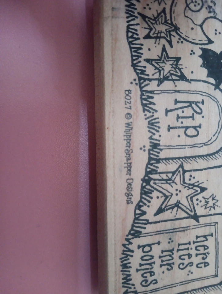 Whipper Snapper Designs Halloween Rubber Stamp Trick Or Treat - Image 4 of 4