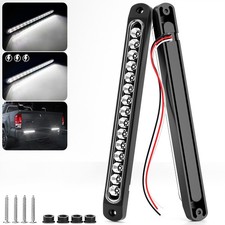 2x Truck Trailer Backup Light 10 Led Reverse Light Bar Wstrobe Function White