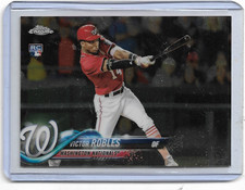 Victor Robles 2018 Topps Chrome #175 Base Rookie Card. rookie card picture