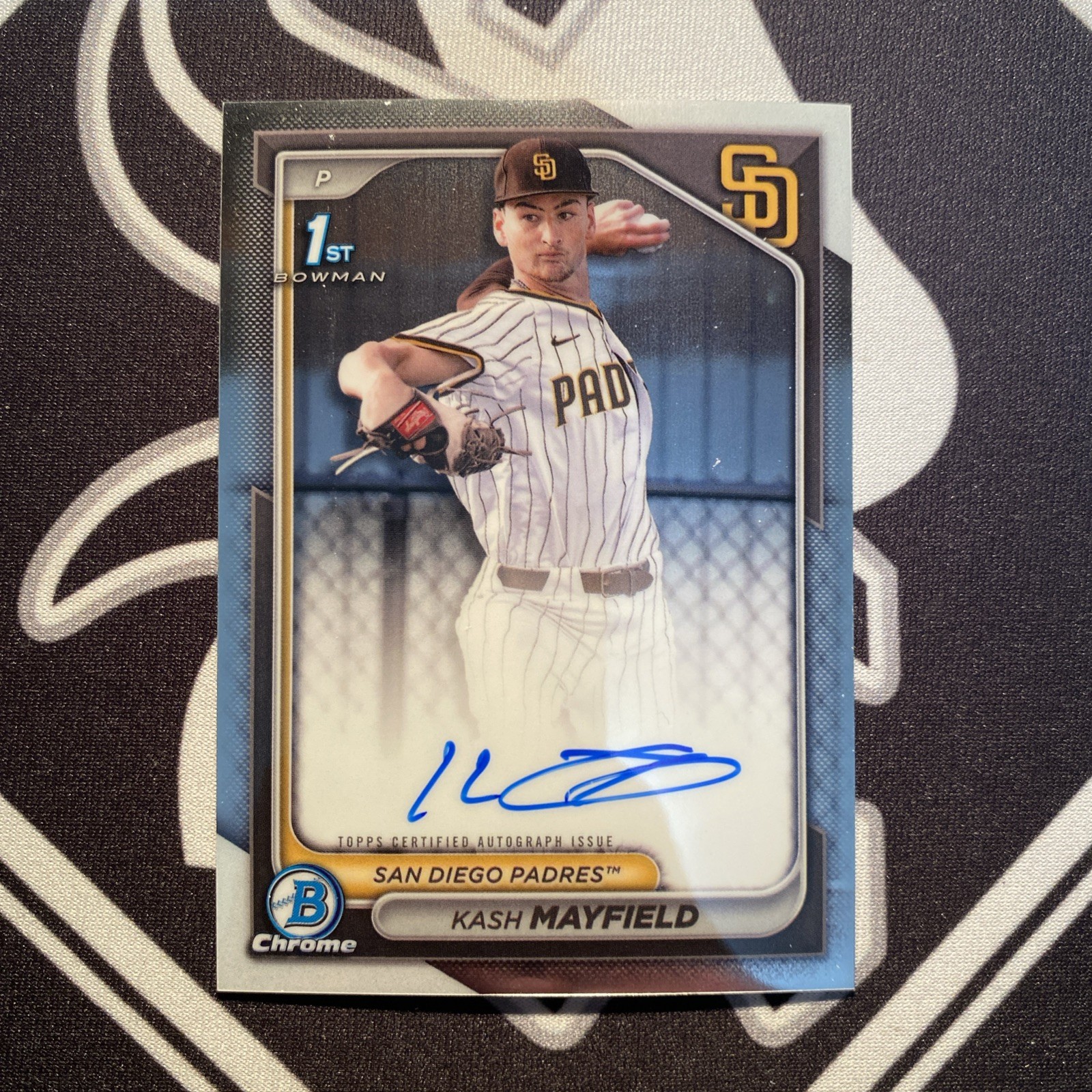 2024 Bowman Draft Kash Mayfield Chrome Auto 1st #CPA-KM Padres