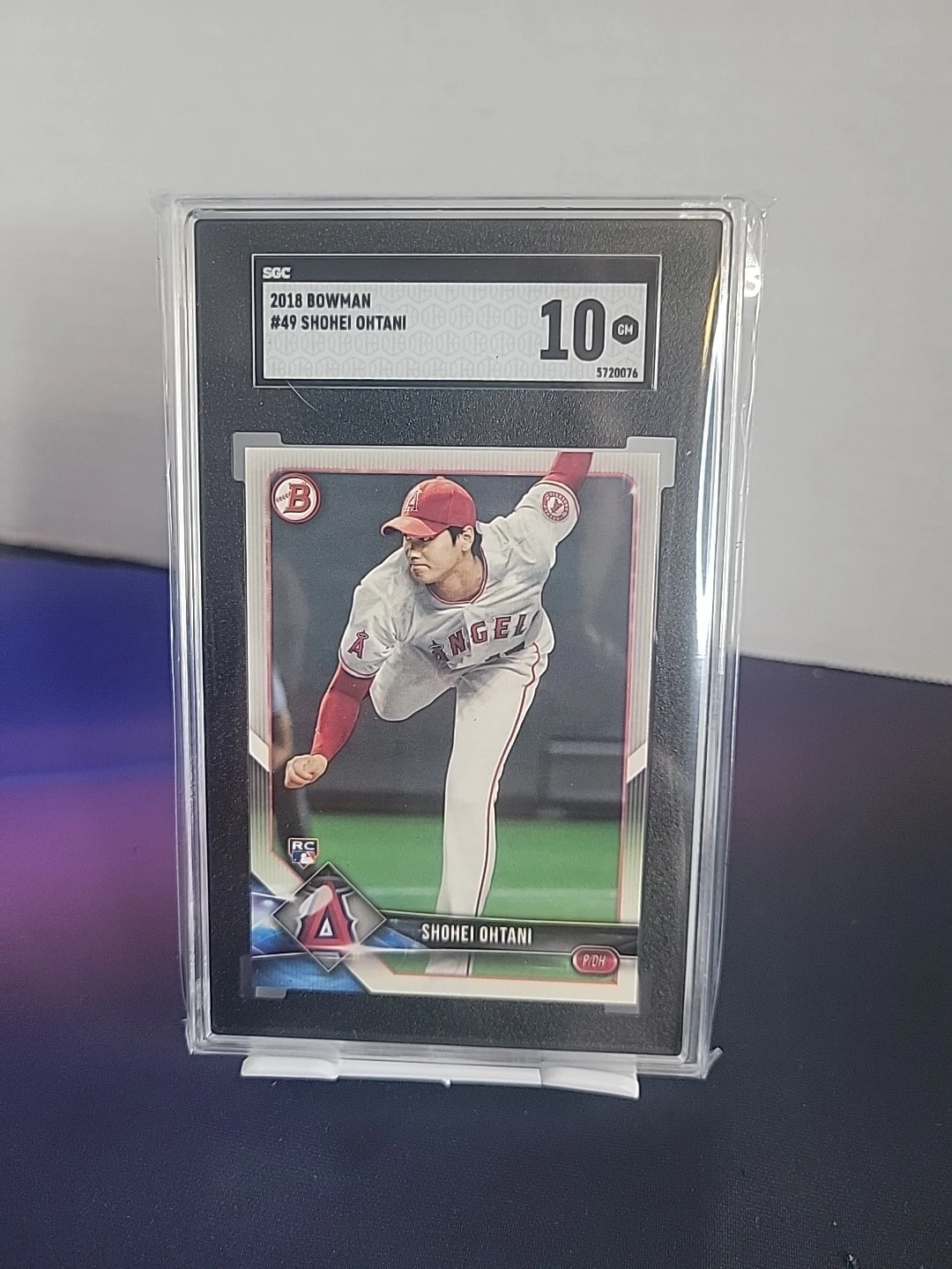 Shohei Ohtani trading card