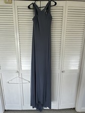 Vera Wang Gray Gown With Train Size 10