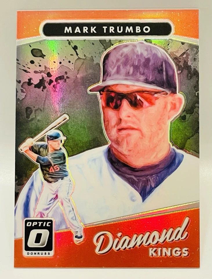 Mark Trumbo *21/25* 2017 Donruss Optic Orange Prizm #3 Baltimore Orioles MLB Foto 2 de 3