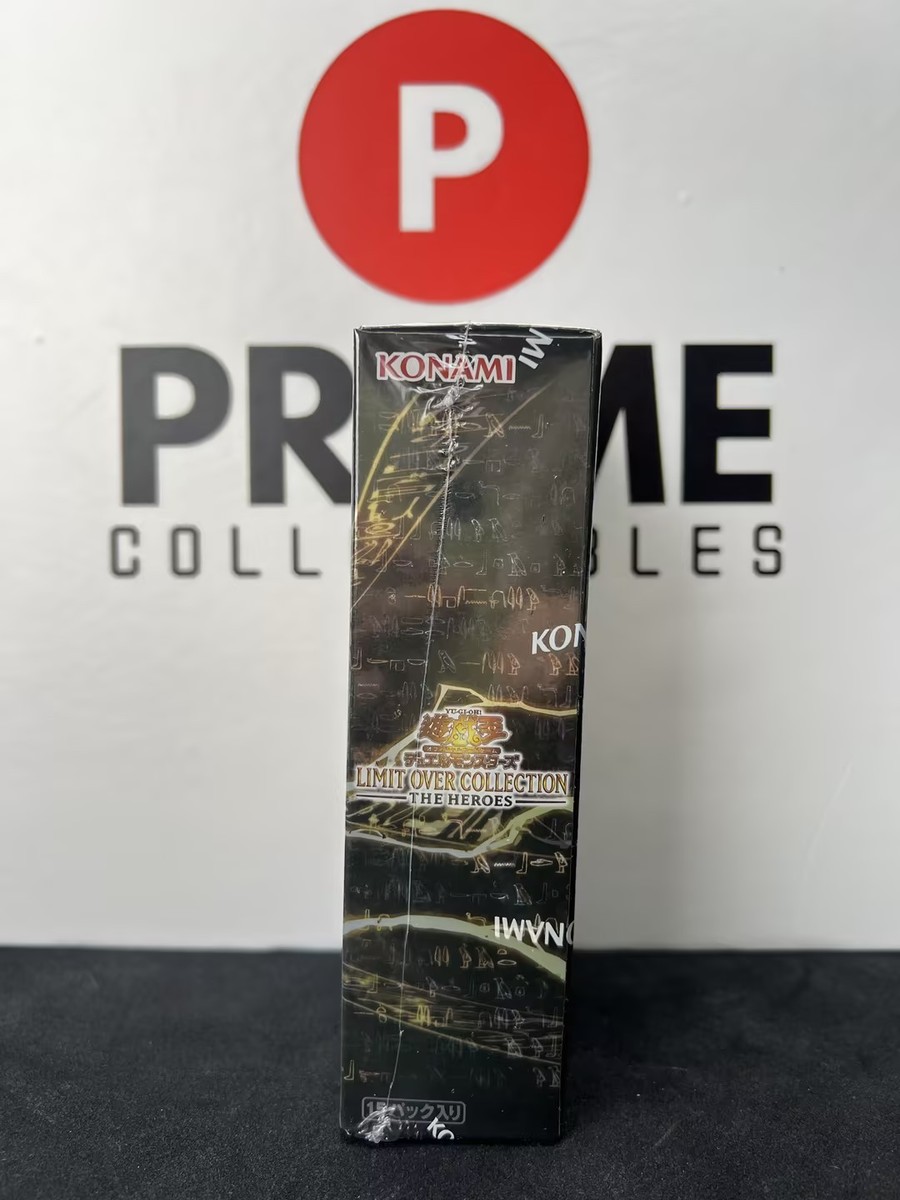 遊戯王LIMIT OVER COLLECTION THE HEROES BOX Yu-Gi-Oh OCG LIMIT OVER COLLECTION THE HEROES Box x2 w/ Bonus 1
