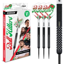 Red Dragon Bullhitters V1 Steel Tip Darts 23 gram 90% Tungsten