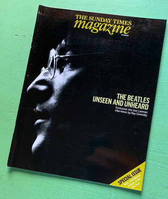 SUNDAY TIMES 06-Sept-2009 JOHN LENNON Beatles Pixie Lott Kate Nash Hilary Mantel