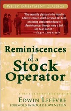 REMINISCENCES OF A STOCK OPERATOR By Edwin Lefevre (Paperback) (9780471770886)