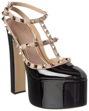 Valentino Rockstud 155 Patent Platform Pump Women's