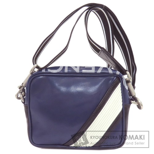 GIVENCHY Logo Shoulder Bag Leather Women's Used