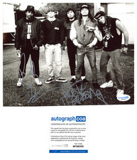 Rocky George & R.J. Herrera 'Suicidal Tendencies' Band Signed 8x10 Photo ACOA