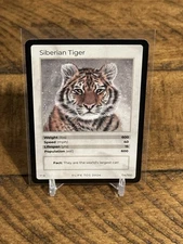 LIFE TCG Siberian Tiger 1st Edition Promo Rare Card #114 Very Limited Print Run