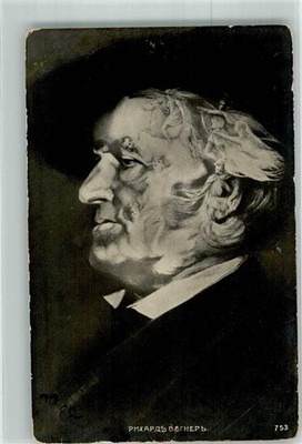 13992796 - Wagner, Richard Kopf aus nackten Frauen 2 x Reissnagelloecher